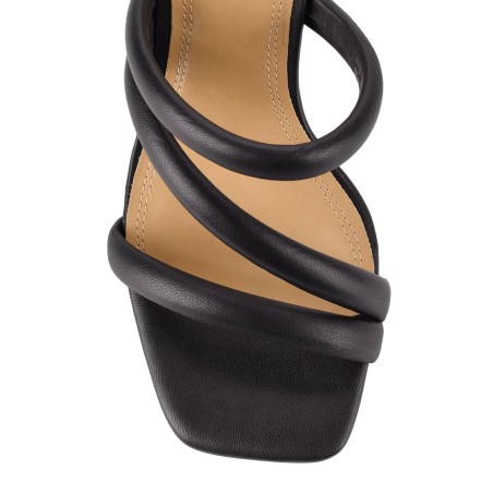 Limited Time Offer Spence Heeled Sandals - Black Leather Fresh Release