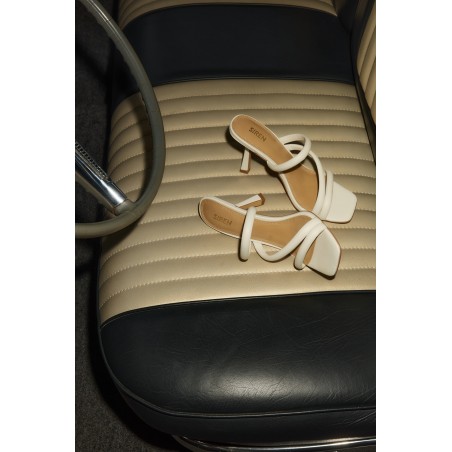 Limited Time Offer Spence Heeled Sandals - Chalk Leather Limited Stock