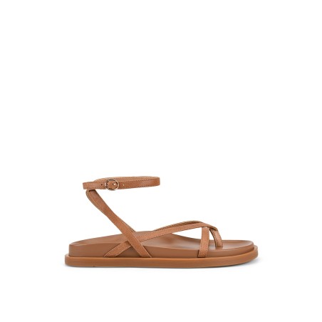 Limited Time Offer Lawrence Footbed Sandals - Tan Leather Limited Stock