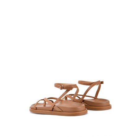 Limited Time Offer Lawrence Footbed Sandals - Tan Leather Limited Stock