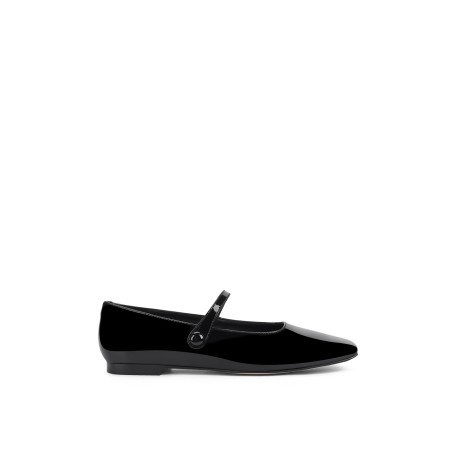 Limited Time Offer Xandria Square Toe Ballets - Black Patent Leather Hot New Item