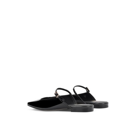 Limited Time Offer Xanthe Mary Jane Mules - Black Patent Leather New Stock