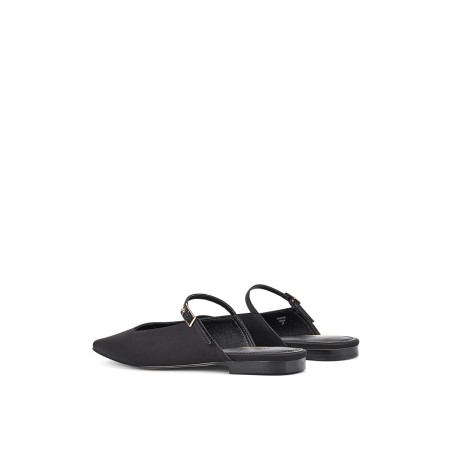 Limited Time Offer Xanthe Mary Jane Mules - Black Satin Just In