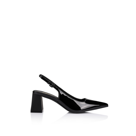 Limited Time Offer Yarra Pointed Toe Slingbacks - Black Patent Leather Latest Edition