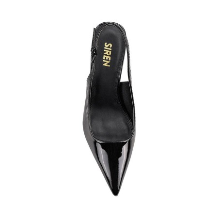 Limited Time Offer Yarra Pointed Toe Slingbacks - Black Patent Leather Latest Edition