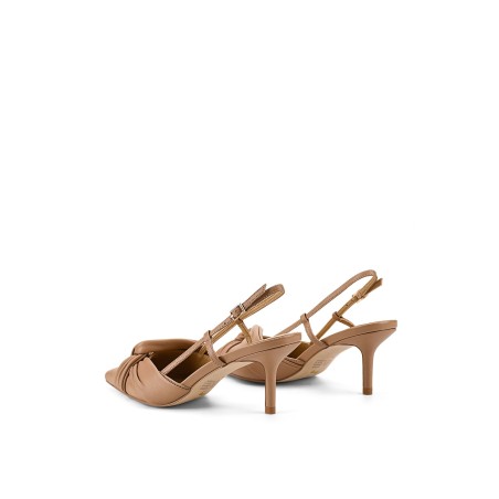 Limited Time Offer Yonder Slingback Kitten Heels - Almond Tan Leather In Stock