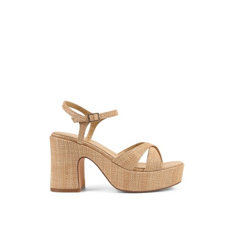 Limited Time Offer Misty Platforms - Natural Raffia Ready for Shipment