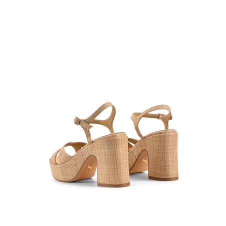 Limited Time Offer Misty Platforms - Natural Raffia Ready for Shipment