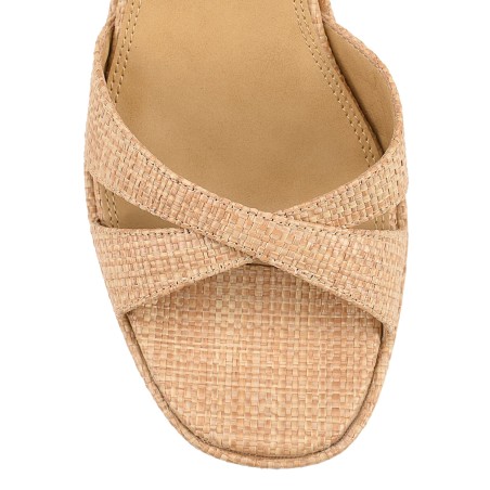 Limited Time Offer Misty Platforms - Natural Raffia Ready for Shipment