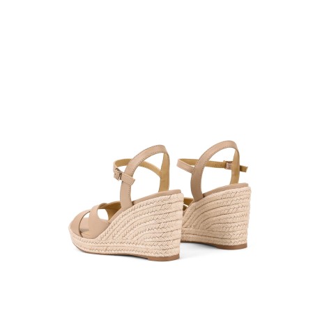 Limited Time Offer Remmie Rope Wedges - Nude Leather Just Launched