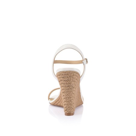 Limited Time Offer Baby Wedge Sandals - Chalk Leather New Release