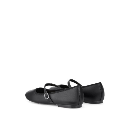 Limited Time Offer Bailey Flats - Black Leather