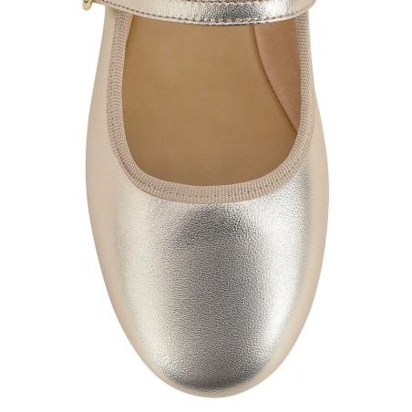 Limited Time Offer Bailey Flats - Gold Leather Fresh Release