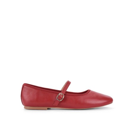 Limited Time Offer Bailey Flats - Red Leather Limited Stock