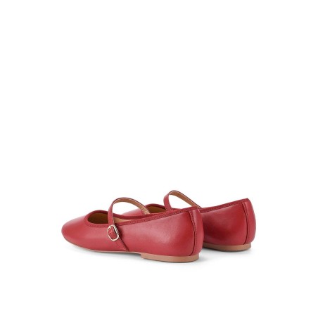 Limited Time Offer Bailey Flats - Red Leather Limited Stock