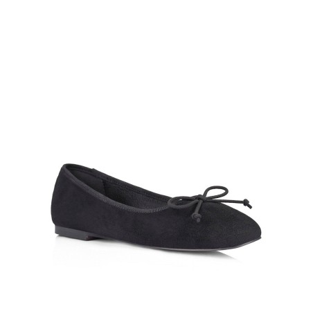 Limited Time Offer Ballet Flats - Black Suede