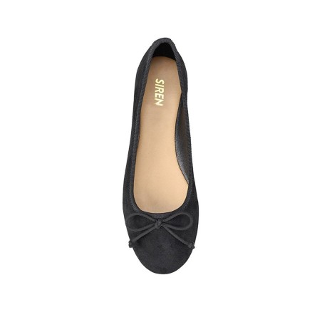 Limited Time Offer Ballet Flats - Black Suede