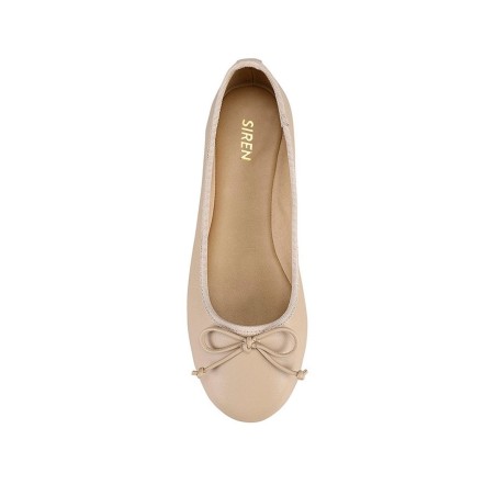 Limited Time Offer Ballet Flats - Nude Leather Hot New Item