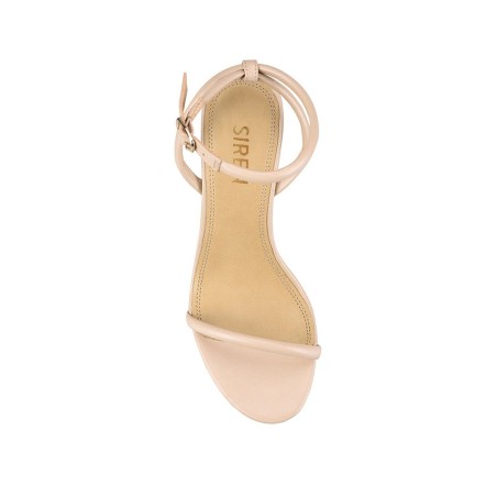 Limited Time Offer Bebe Wedge Sandals - Nude Leather Available for Immediate Shipping