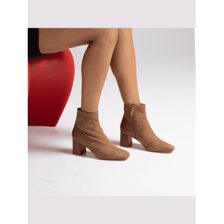 Limited Time Offer Julita Ankle Boot - Hazelnut Kid Suede Available Now