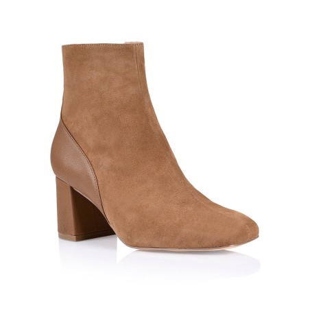 Limited Time Offer Julita Ankle Boot - Hazelnut Kid Suede Available Now