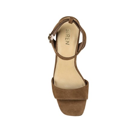 Limited Time Offer Orion Platform Heels - Coffee Suede Limited Stock