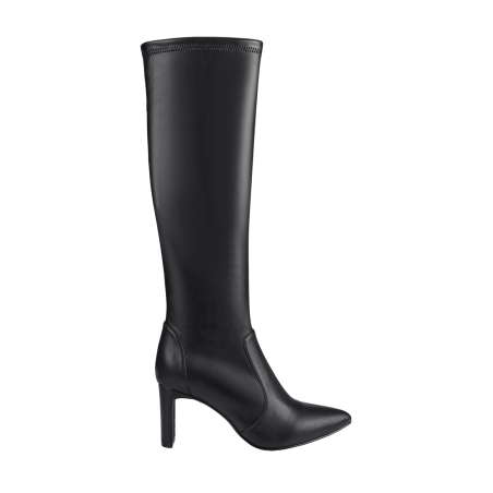 Limited Time Offer Bradley Knee High Boots - Black Stretch Immediate Availability