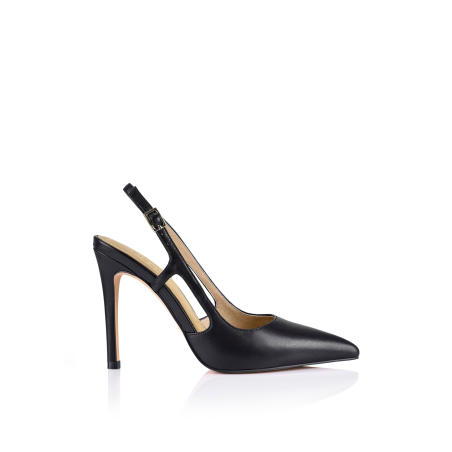 Limited Time Offer Cipriani Stiletto Pump - Black Leather Just In