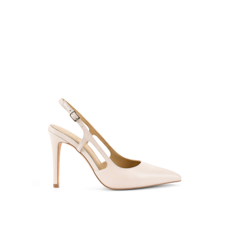 Limited Time Offer Cipriani Stiletto Pump - Bone Leather In Stock