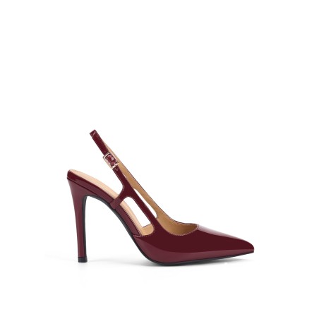 Limited Time Offer Cipriani Stiletto Pump - Wine Patent Leather Available for Immediate Shipping