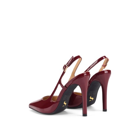 Limited Time Offer Cipriani Stiletto Pump - Wine Patent Leather Available for Immediate Shipping