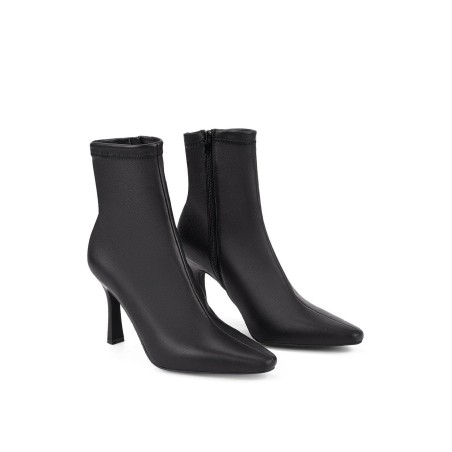 Limited Time Offer Dillon Stretch Ankle Boots - Black Stretch Leather Limited Stock