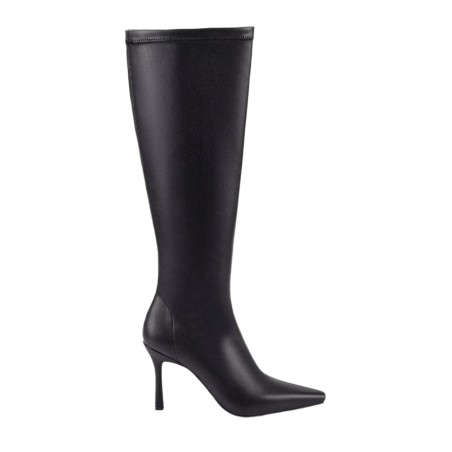 Limited Time Offer Divine Knee High Stretch Boots - Black Stretch Just Launched