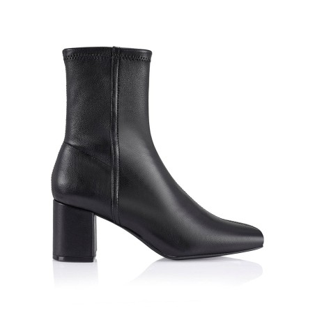 Limited Time Offer Juan II Sock Boots - Black Stretch Leather Limited Stock