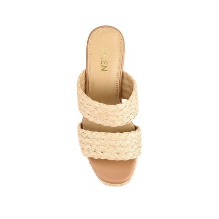 Limited Time Offer Mingus Platform Mules - Natural Raffia On Hand Now