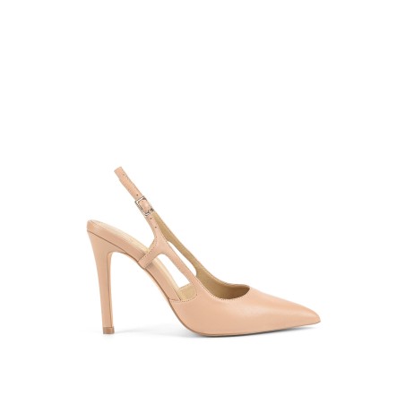 Limited Time Offer Cipriani Stiletto Pump - Almond Leather New Collection