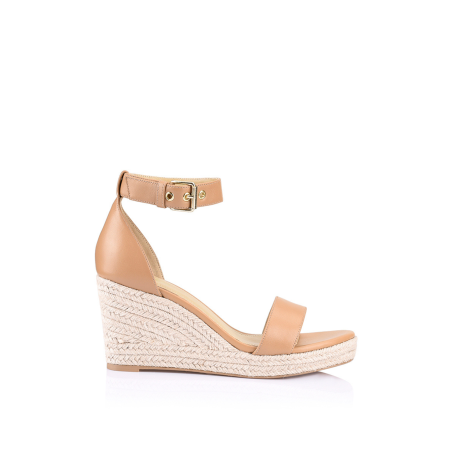 Limited Time Offer Reign II Wedge Sandals - Soft Tan Leather Just In