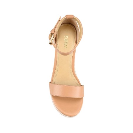 Limited Time Offer Reign II Wedge Sandals - Soft Tan Leather Just In