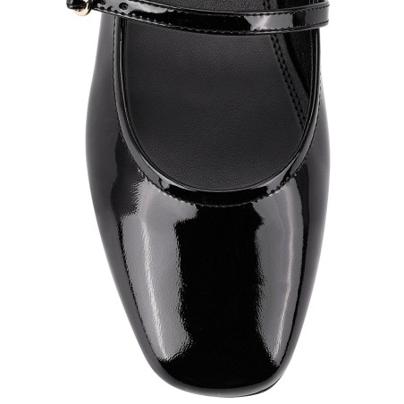 Limited Time Offer Rey Mary Jane Ballet - Black Patent Leather New Release