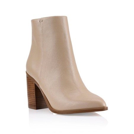 Limited Time Offer Ria Ankle Boots - Nude Leather Limited Stock