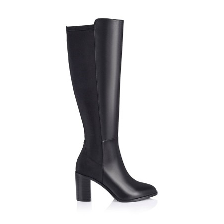 Limited Time Offer Rixie Knee High Boots - Black Leather