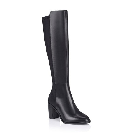 Limited Time Offer Rixie Knee High Boots - Black Leather