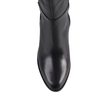 Limited Time Offer Rixie Knee High Boots - Black Leather