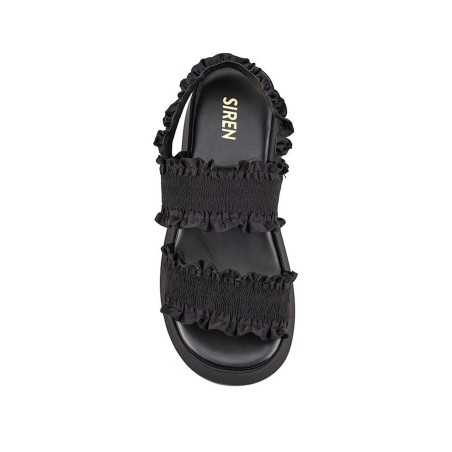 Limited Time Offer Scarlet Flatform Sandals - Black In Stock