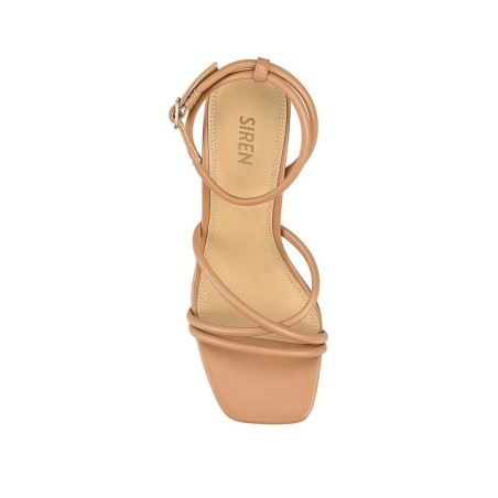 Limited Time Offer Spruce Heeled Sandals - Soft Tan Leather Just Launched