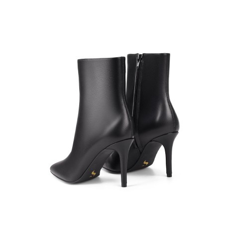 Limited Time Offer Wisp Ankle Boots - Black Leather